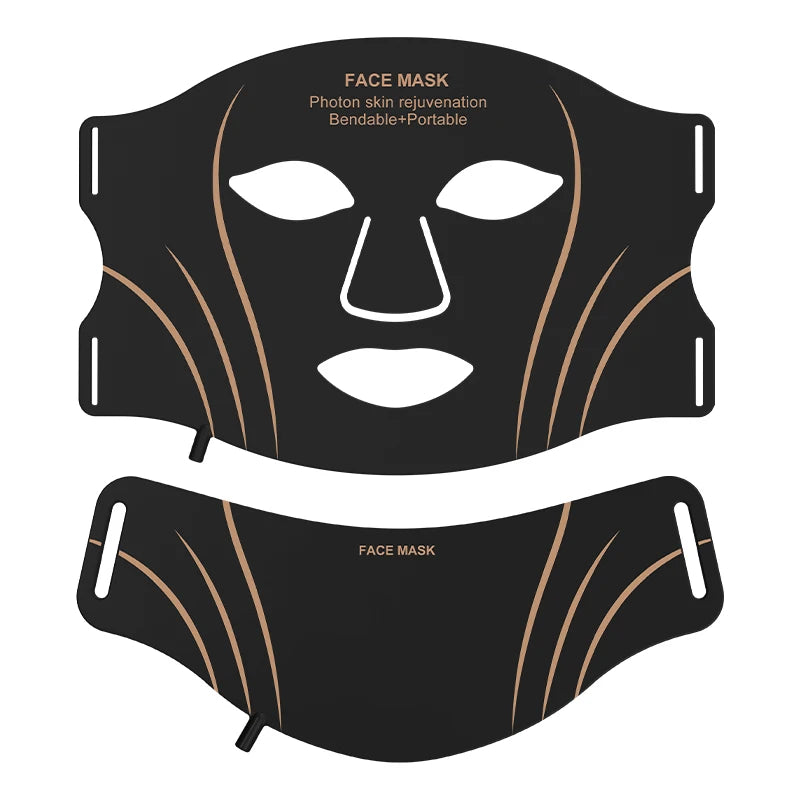 Masque LED 7 Couleurs Visage &amp; Cou Sans Fil