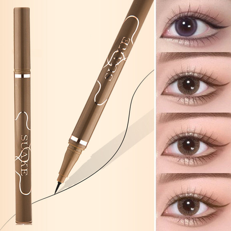 Stylo Eyeliner Ultra Fin – Noir &amp; Marron Imperméable