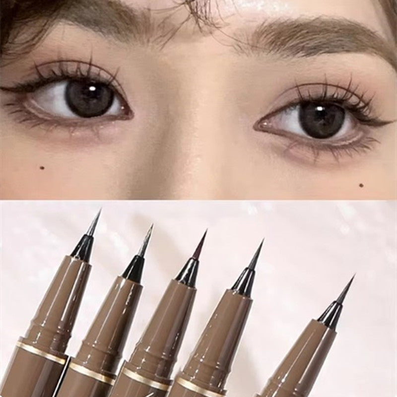 Stylo Eyeliner Ultra Fin – Noir &amp; Marron Imperméable