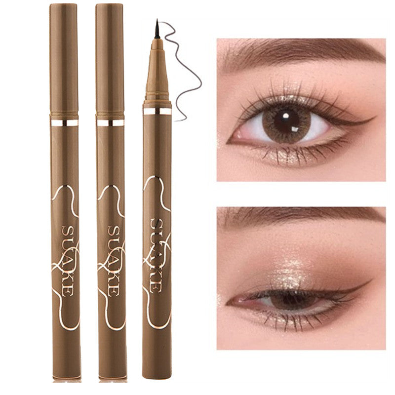 Stylo Eyeliner Ultra Fin – Noir &amp; Marron Imperméable