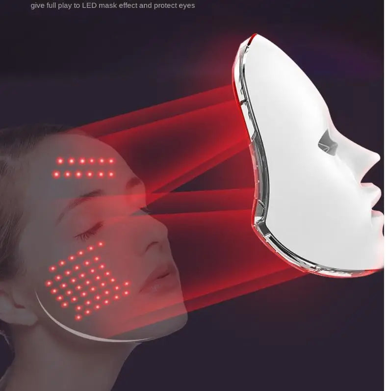 Masque Facial LED 7 Couleurs – Thérapie Photon