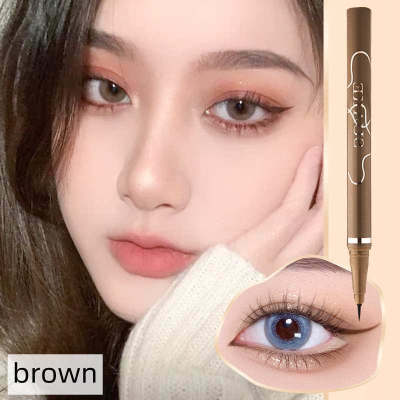 Stylo Eyeliner Ultra Fin – Noir &amp; Marron Imperméable