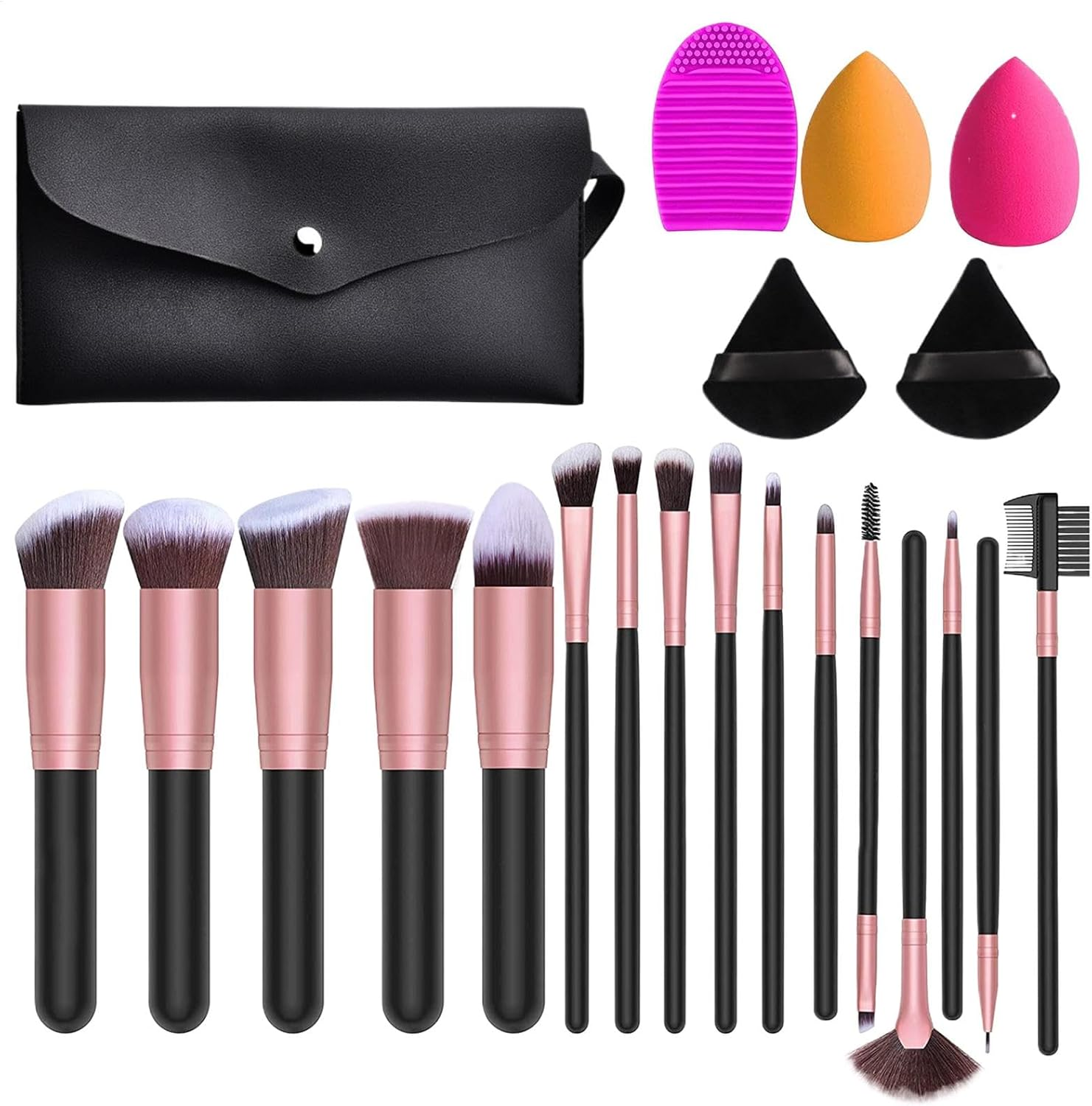 Kit Pinceaux Maquillage 20 Pièces