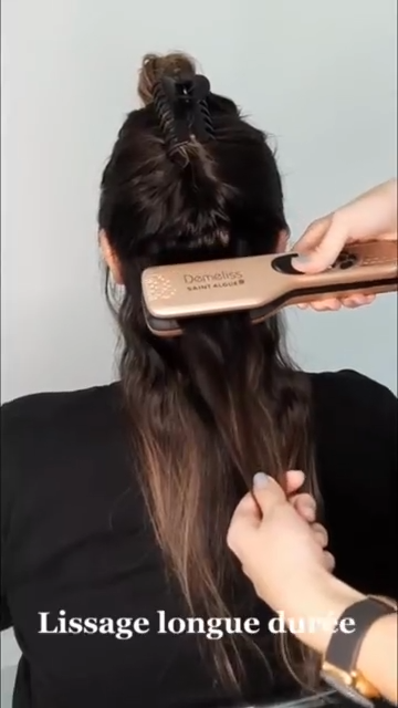Lisseur Vapeur Titane Cheveux Professionnel